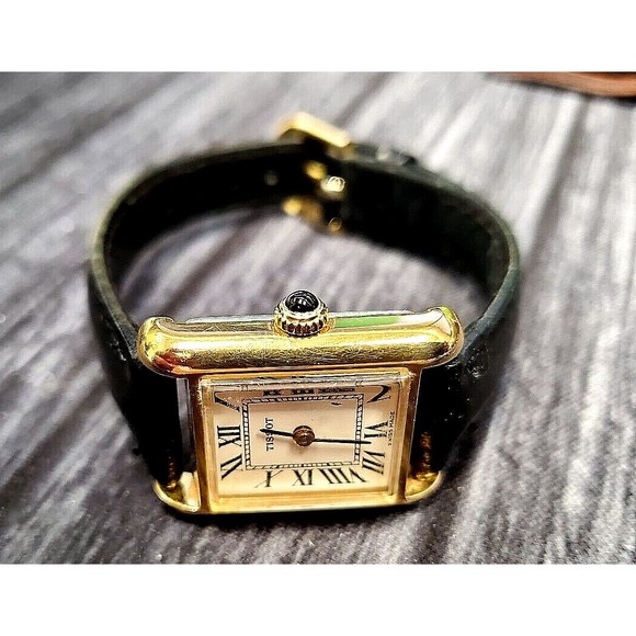 Antique 160 yr old Tissot Rare Mechanical Watch Gold Helvetia Runs Great - Picture 8 of 11